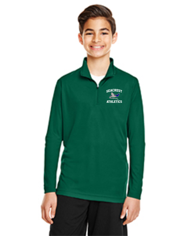 Seacrest Youth quarter zip performance pullover