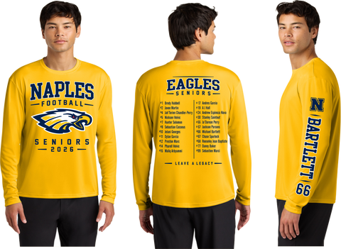 Naples Football Senior Parent Tee