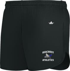 Ladies shorts with inner brief .