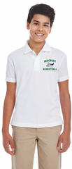 Seacrest Basketball Youth performance polo shirt