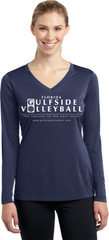 Sport-Tek® Ladies Long Sleeve PosiCharge® Competitor™ V-Neck Tee